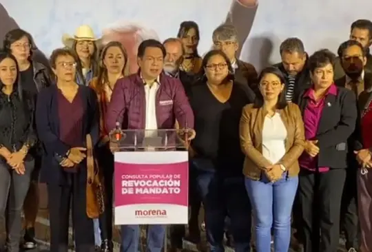 Mario Delgado aseguró que las primeras cifras de los resultados de la revocación de mandato favorecen a AMLO Mario Delgado aseguró que las primeras cifras de los resultados de la revocación de mandato favorecen a AMLO
