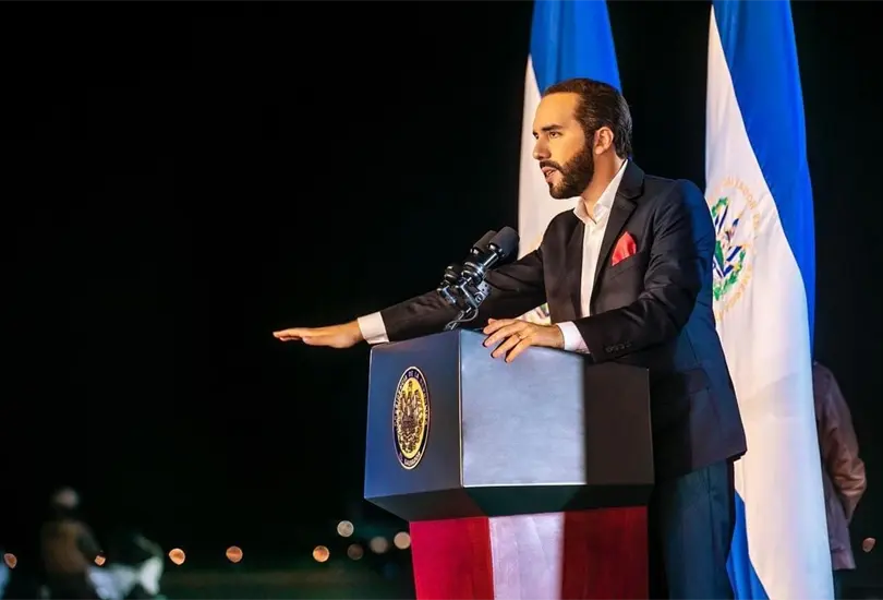 Nayib Bukele llegó a la presidencia de El Salvador el 1 de junio del 2019 con el apoyo del partido Gran Alianza por la Unidad Nacional Nayib Bukele llegó a la presidencia de El Salvador el 1 de junio del 2019 con el apoyo del partido Gran Alianza por la Unidad Nacional