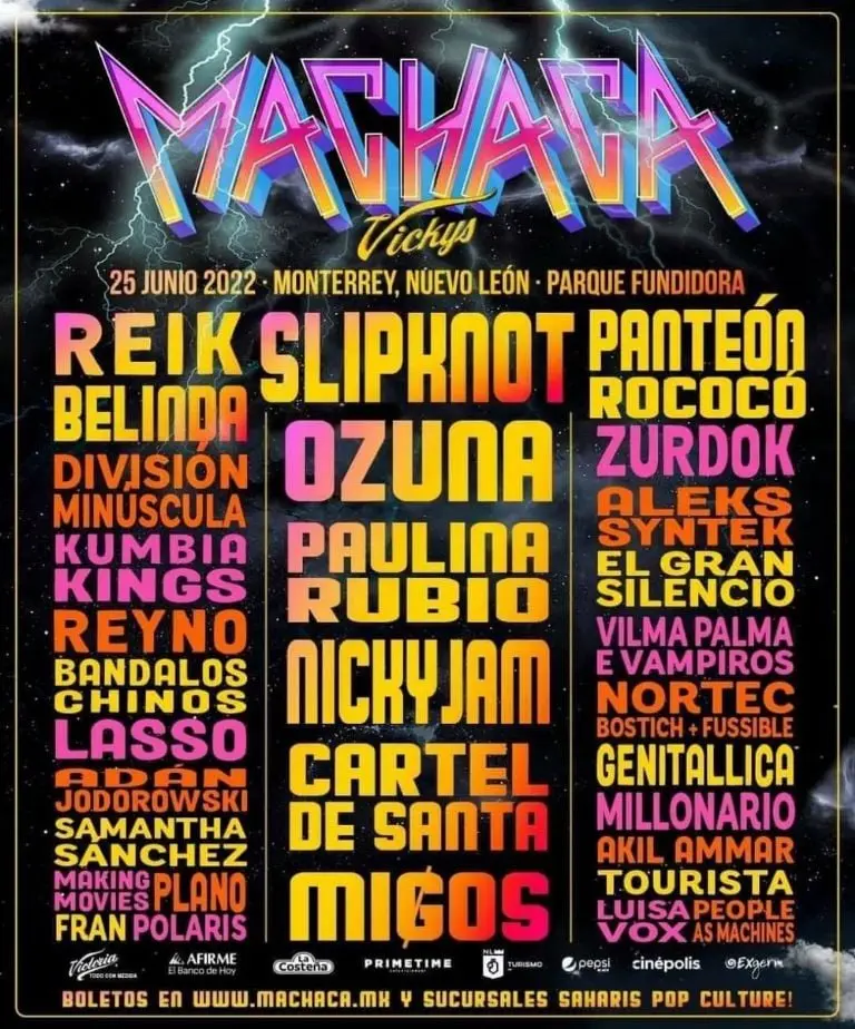 El cartel del Festival Machaca sorprendió a miles de internautas. FOTO: Twitter