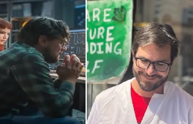 Creo que estamos en una situaci&oacute;n en la vida real, ahora mismo, que es, en todo caso, m&aacute;s llamativa y m&aacute;s disonante que en Dont Look Up, explic&oacute; Kalmus.