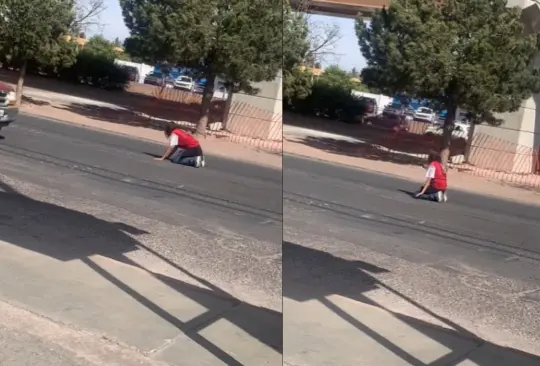 La joven fue identificada como Daniela Solís y fue puesta a disposición de elementos de la policía municipal La joven fue identificada como Daniela Solís y fue puesta a disposición de elementos de la policía municipal