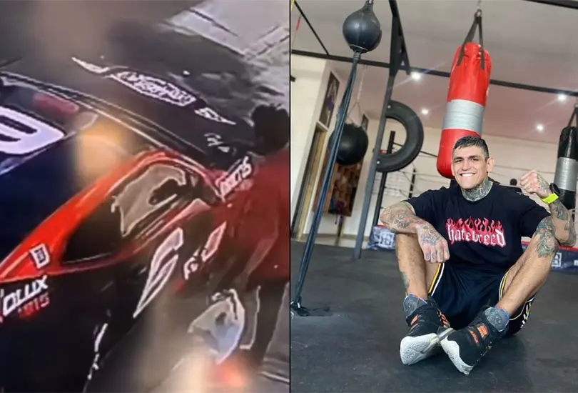 El hombre ray&oacute; el auto sin saber que el propietario era Ricardo Loco Arreola