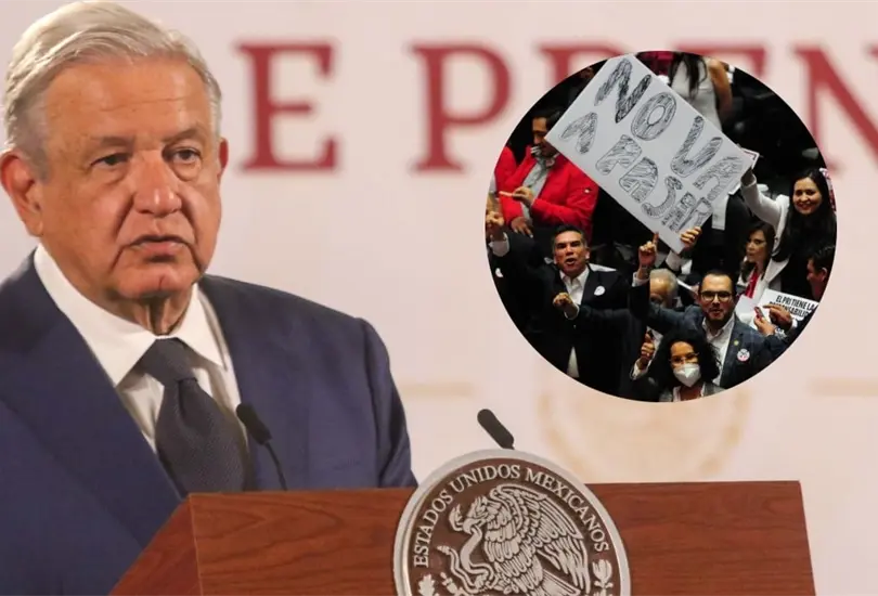L&oacute;pez Obrador aplaudi&oacute; a los legisladores que votaron a favor de la reforma el&eacute;ctrica. 