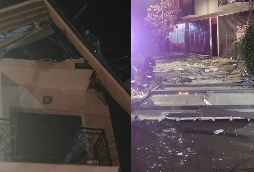 Por la explosión, resultaron heridas cuatro personas. Por la explosión, resultaron heridas cuatro personas.