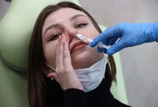 Esta es la versión nasal de Sputnik V. Esta es la versión nasal de Sputnik V.