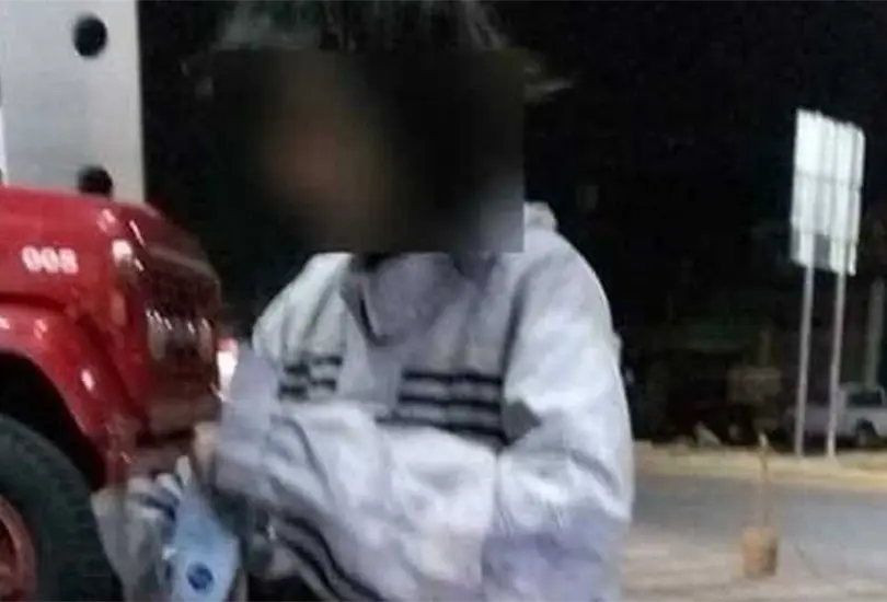La joven hab&iacute;a ido a unas grutas con sus amigos. 