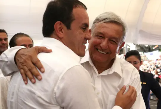 AMLO dijo que confía en el gobernador Cuauhtémoc Blanco. AMLO dijo que confía en el gobernador Cuauhtémoc Blanco.