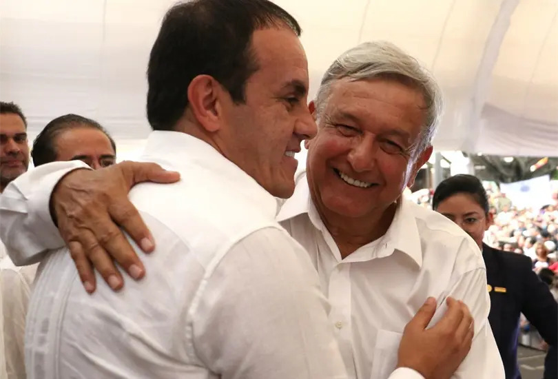 AMLO dijo que confía en el gobernador Cuauhtémoc Blanco. AMLO dijo que confía en el gobernador Cuauhtémoc Blanco.