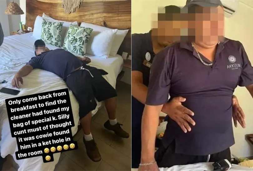 Hotel Akkúun de Tulum informó que despidió al trabajador, además de que los huéspedes fueron desalojados luego de que se hiciera viral el caso Hotel Akkúun de Tulum informó que despidió al trabajador, además de que los huéspedes fueron desalojados luego de que se hiciera viral el caso