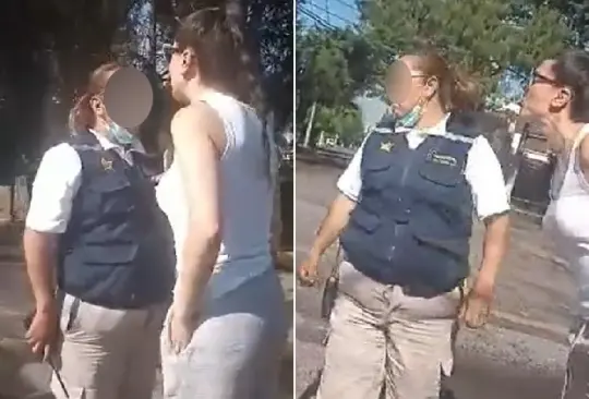 Mujer en Metepec es apodada Lady Escupitajo tras agredir a guardia de seguridad en repetidas ocasiones. 