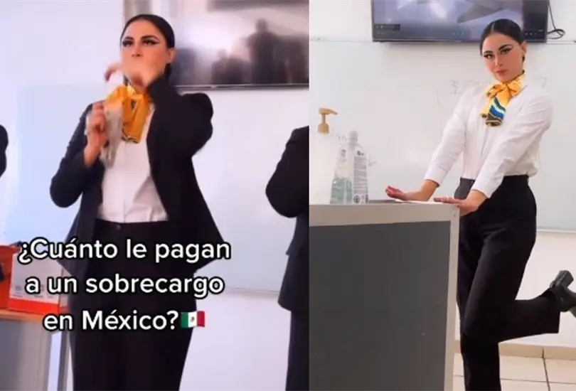 La azafata tambi&eacute;n dio a conocer cu&aacute;les son los requisitos para trabajar como sobrecargo. 