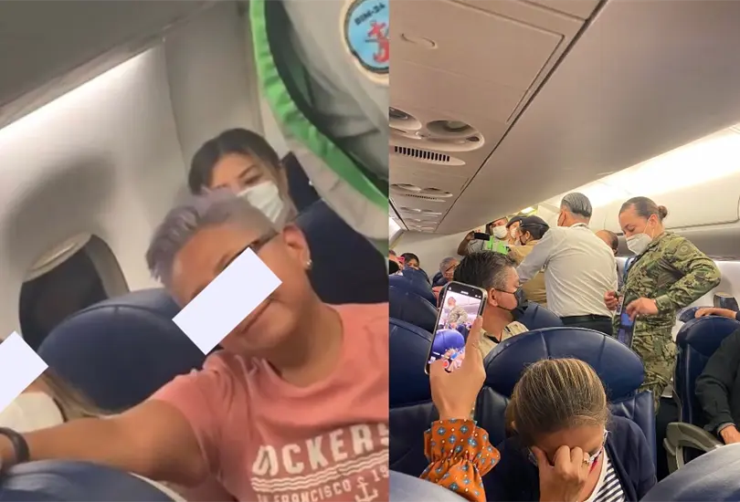 Las mujeres en estado de ebriedad impidieron la realización del vuelo de Aeroméxico Las mujeres en estado de ebriedad impidieron la realización del vuelo de Aeroméxico