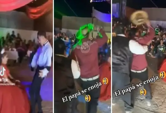 El papá se molestó por el baile sexy a su quinceañera.