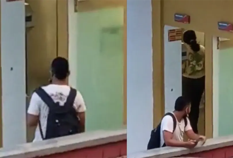 Un estudiante causó indignación luego de que fue captado tomando fotografías en las inmediaciones de uno de los baños para mujeres Un estudiante causó indignación luego de que fue captado tomando fotografías en las inmediaciones de uno de los baños para mujeres