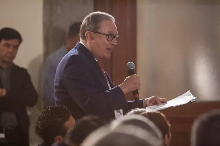 Ricardo Rocha criticó a AMLO por el tema del Tren Maya. Foto: Cuartoscuro.