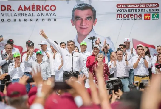 Américo Villarreal arracncó se campaña en Ciudad de Victoria. Américo Villarreal arracncó se campaña en Ciudad de Victoria.