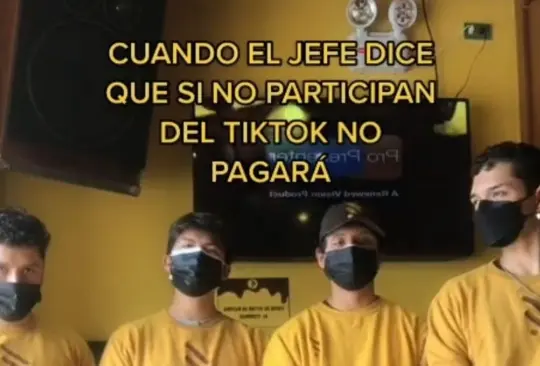 Jefe les pide que bailen o no les pagará Jefe les pide que bailen o no les pagará