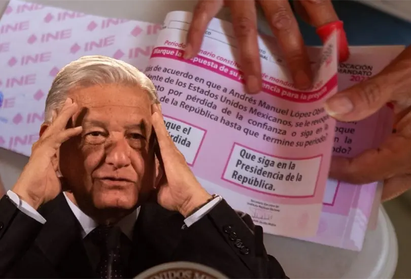 AMLO aseguró que dejará el cargo si la mayoría de los mexicanos así lo decide. AMLO aseguró que dejará el cargo si la mayoría de los mexicanos así lo decide.