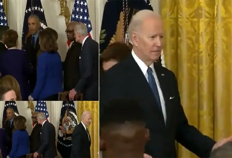 El presidente Biden incluso se mostr&oacute; sorprendido por la forma en que fue ignorado. 