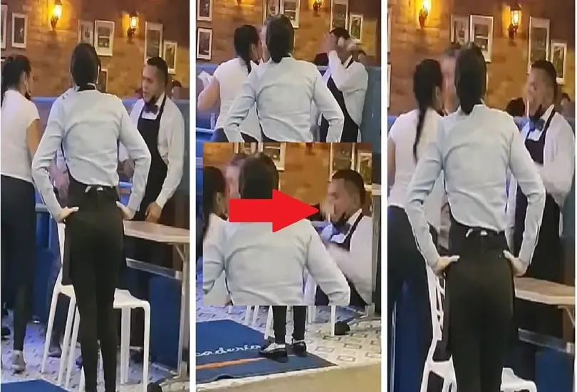 El suceso ocurri&oacute; en un restaurante de Bogot&aacute;, Colombia.