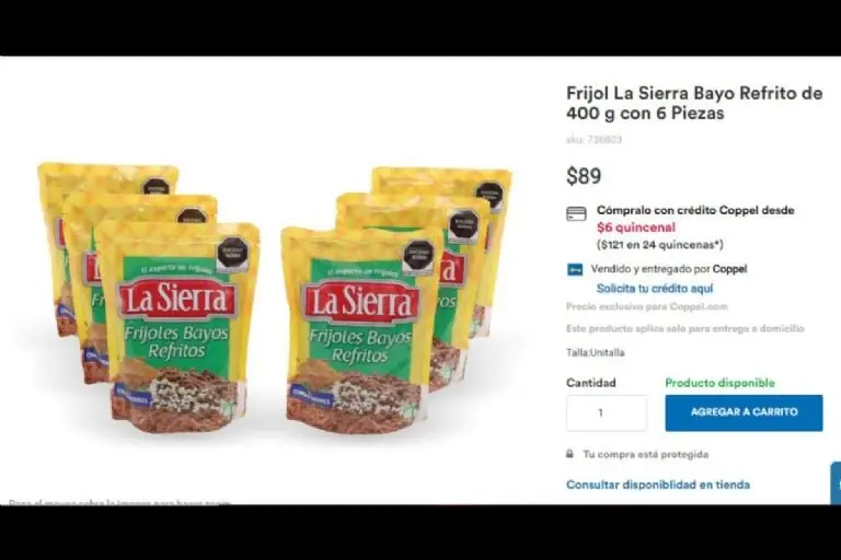 Los frijoles pueden adquirirse por sólo 89 pesos el paquete de seis piezas - Quinto Poder