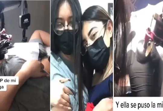 Estas dos mejores amigas, sellaron su amistad de forma única. Estas dos mejores amigas, sellaron su amistad de forma única.