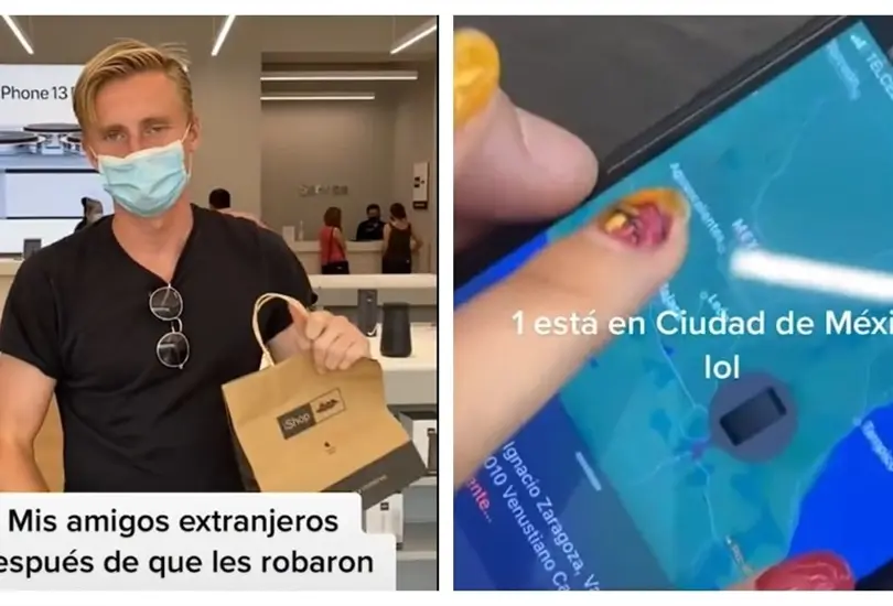Roban su celular a un extranjero