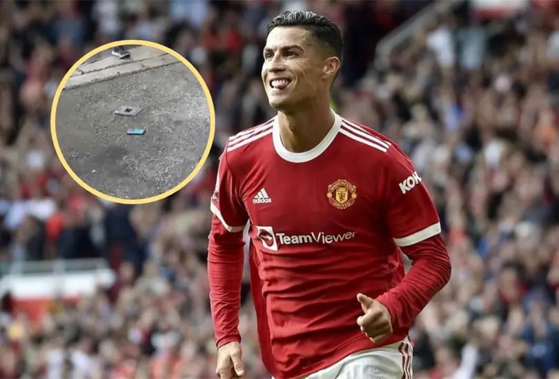 El delantero portugu&eacute;s se desquit&oacute; con el aficionado luego de que el Manchester United perdiera 1-0 contra el Everton 