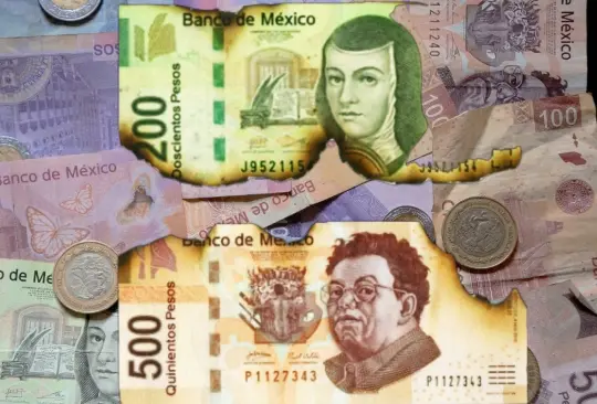 Los billetes rotos continúan teniendo valor siempre y cuando el pedazo faltante no sea más grande a una moneda de 10 pesos