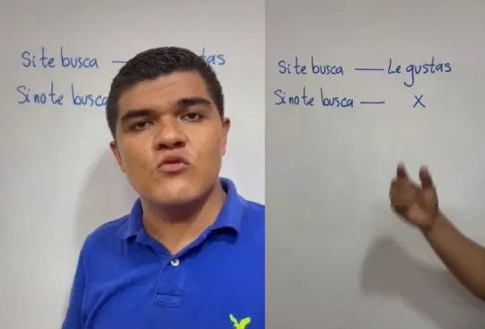 El profesor utiliza una fórmula de tres para saber si tu crush quiere contigo El profesor utiliza una fórmula de tres para saber si tu crush quiere contigo