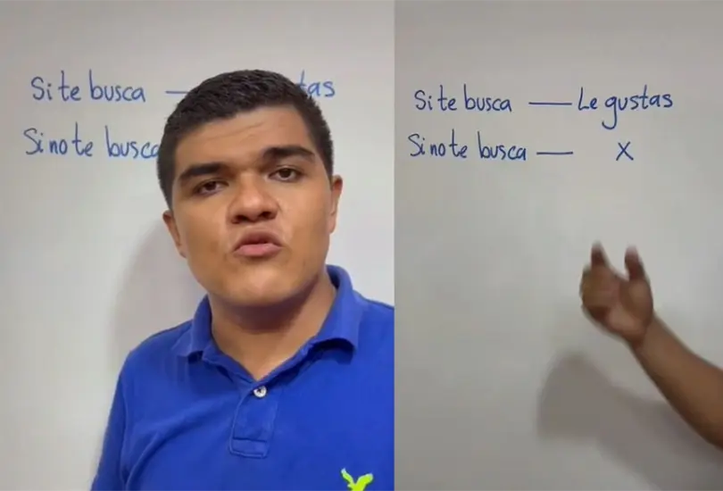 El profesor utiliza una fórmula de tres para saber si tu crush quiere contigo El profesor utiliza una fórmula de tres para saber si tu crush quiere contigo