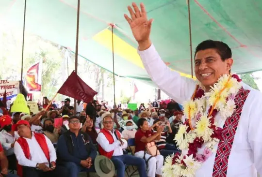 Salom&oacute;n Jara acudi&oacute; este jueves a Villa Tej&uacute;pam de la Uni&oacute;n, en la regi&oacute;n Mixteca.