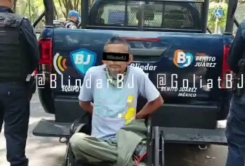 Detienen de nuevo a Ruedas M&aacute;gicas, hombre con discapacidad que robaba autopartes | VIDEO