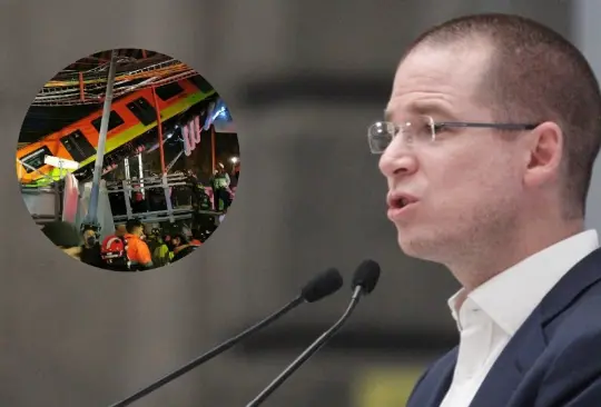 Ricardo Anaya criticó a AMLO por el accidente de la Línea 12 del Metro. 