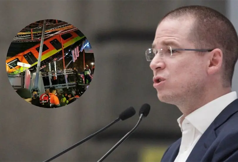 Ricardo Anaya critic&oacute; a AMLO por el accidente de la L&iacute;nea 12 del Metro. 