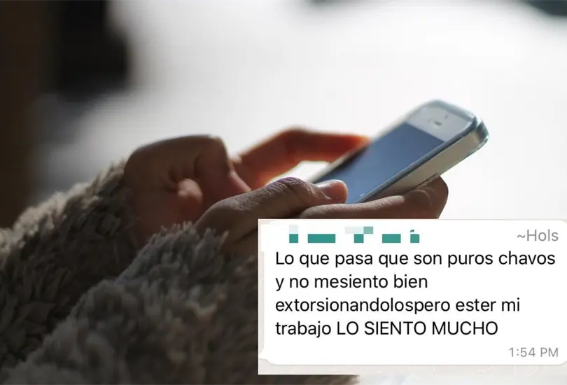El ladr&oacute;n lament&oacute; tener que extorsionar para ganarse la vida