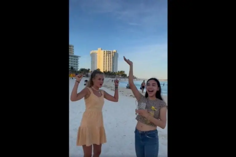 La joven celebró que venció el reto - Captura de pantalla