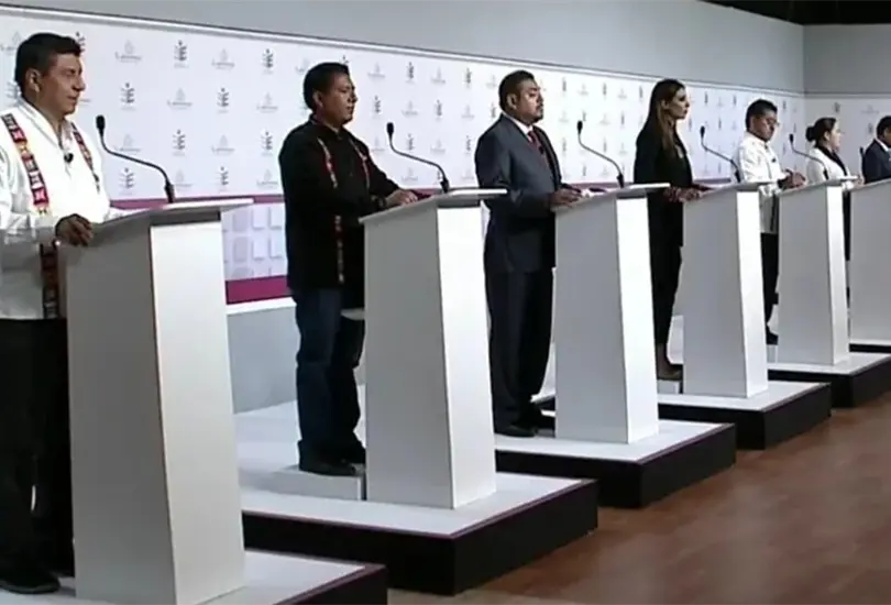 Cinco hombres y dos mujeres buscan la gubernatura de Oaxaca.