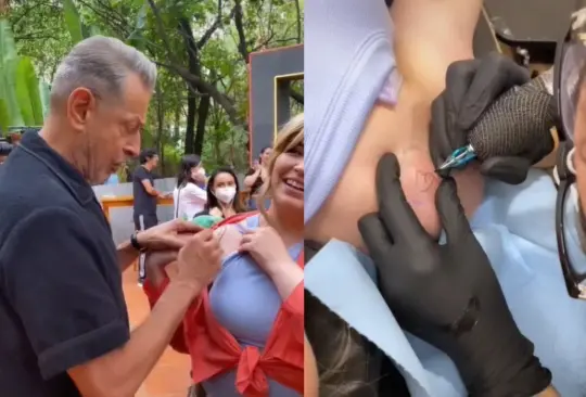 Fan se tatúa dinosaurio dibujado por el actor Jeff Goldblum, protagonista de Jurassic World