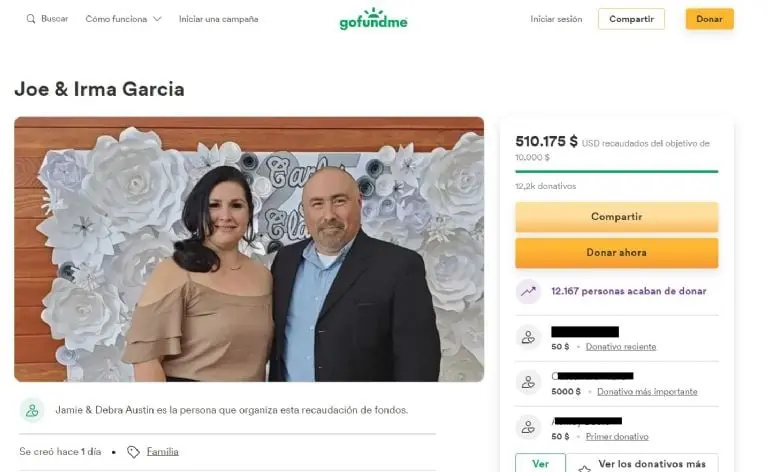 Recaudación para la familia García (GoFundMe)