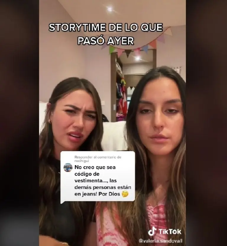 Colombianas denuncian discriminación en Polanco (TikTok @valeria.sandovall)