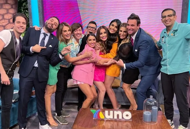 Cynthia Rodr&iacute;guez sali&oacute; de Venga la Alegr&iacute;a. 
