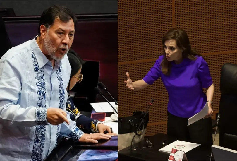 En medio del conflicto entre la panista y el petista, el senador del PRI Mario Zamora Gastel&uacute;m ret&oacute; a pelear a golpes a Fern&aacute;ndez Noro&ntilde;a por confrontar a la senadora