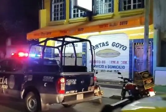 Cuando se dio el taque contra Tortas Goyo, había gente en el establecimiento. Cuando se dio el taque contra Tortas Goyo, había gente en el establecimiento.