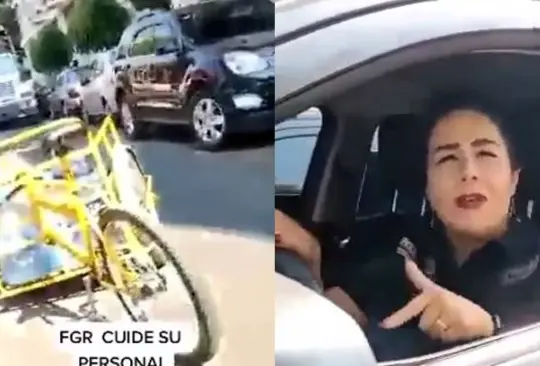 Apodan a mujer lady FGR por chocar contra un repartidor de agua y darse a la fuga. Apodan a mujer lady FGR por chocar contra un repartidor de agua y darse a la fuga.