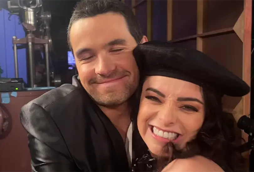 Violeta Isfel y Eleazar G&oacute;mez