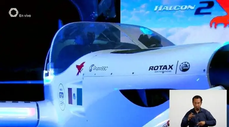 El avión fue hecho en Guanajuato. Foto: captura de pantalla.