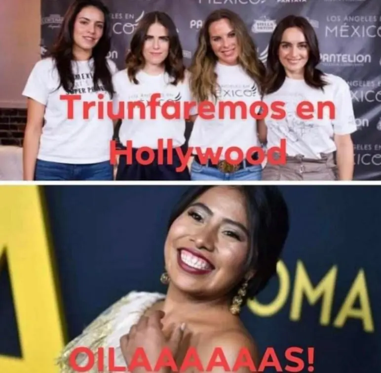 Al poco tiempo, le hicieron un meme donde se mofaban de que ella s&iacute; tuviera una nominaci&oacute;n al Oscar y Ana de la Reguera, Kate del Castillo y Karla Souza no. Esto fue lo que ella respondi&oacute;: