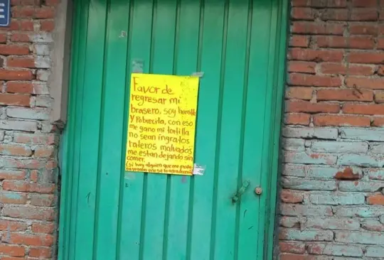 Abuelita pide que le regresen su brasero Abuelita pide que le regresen su brasero