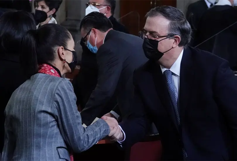 Claudia Sheinbaum y Marcelo Ebrard, uno de ellos podría ser el sucesor de AMLO en la presidencia. Claudia Sheinbaum y Marcelo Ebrard, uno de ellos podría ser el sucesor de AMLO en la presidencia.